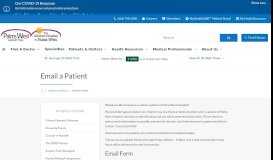 
							         Email a Patient | Palms West Hospital | Loxahatchee, FL								  
							    