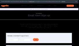 
							         Email Alert Sign up | Aggreko plc								  
							    