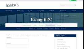 
							         Email Alerts :: Barings BDC, Inc. (BBDC)								  
							    