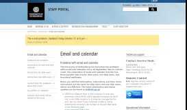 
							         Email and calendar – Staff Portal - University of Gothenburg								  
							    