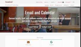 
							         Email and Calendar | University IT								  
							    