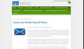 
							         Email and Health Myself Policy | Thornhill Village Family Health ...								  
							    
