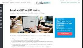 
							         Email and Office 365 online | ESADE Alumni								  
							    