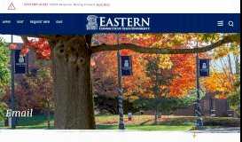 
							         Email | Eastern Connecticut State University								  
							    