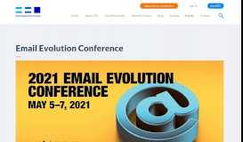 
							         Email Evolution Conference - EEC - Email Experience Council - DMA								  
							    