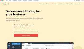 
							         Email Hosting | Ad-Free Business Email Hosting - Zoho Mail								  
							    