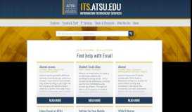 
							         Email : Information Technology Services – ATSU								  
							    