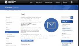 
							         Email | IT Services - Students | Loughborough University								  
							    