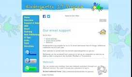 
							         Email - Kindergarten IT Program								  
							    