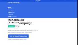 
							         Email Marketing & Marketing Automation Affiliate ... - ActiveCampaign								  
							    