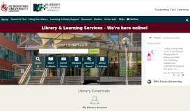 
							         Email, myDMU and Blackboard. - DMU Library - De Montfort University								  
							    