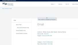 
							         Email Online | it.ucsf.edu								  
							    