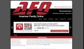 
							         Email Services - AFO.net								  
							    