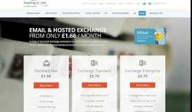 
							         Email Services | Hosted Microsoft Exchange | Hosting UK								  
							    
