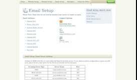 
							         Email Setup - Web Administrator's Guide								  
							    