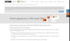 
							         Email signature management in Office 365 - CodeTwo								  
							    