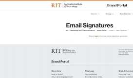
							         Email Signature | Toolkits | Brand Portal | Rochester Institute of ...								  
							    