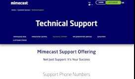
							         Email Solutions Technical Support | Mimecast								  
							    