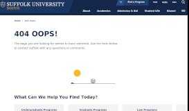 
							         Email: Students - Suffolk University								  
							    