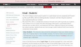 
							         Email - Students — York College / CUNY								  
							    