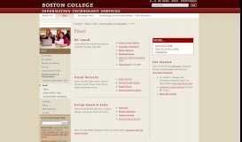 
							         Email - Technology Help - Boston College								  
							    
