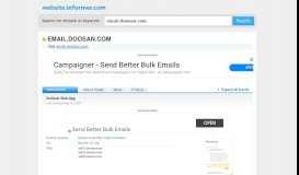 
							         email.doosan.com at WI. Outlook Web App - Website Informer								  
							    