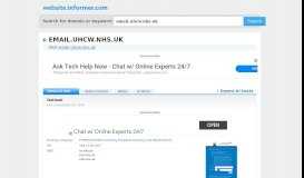 
							         email.uhcw.nhs.uk at WI. Outlook Web App - Website Informer								  
							    