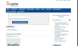 
							         EMAPTA | The Jobs Portal								  
							    