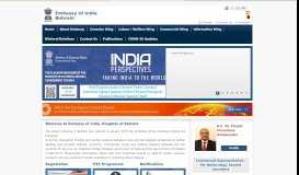
							         Embassy of India Bahrain - Embassies of India								  
							    
