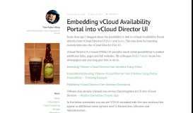 
							         Embedding vCloud Availability Portal into vCloud Director UI – Tom ...								  
							    