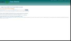 
							         EMBL User Portal (SMIS) Login								  
							    