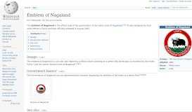 
							         Emblem of Nagaland - Wikipedia								  
							    