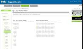 
							         EMC² Data Domain Support — Bull On-line Support Portal								  
							    
