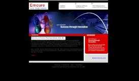 
							         Emcure :: Success through Innovation								  
							    