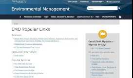 
							         EMD Popular Links - Sacramento County Environmental Management ...								  
							    