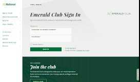 
							         Emerald Club Sign In | National Car Rental								  
							    