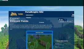 
							         Emerald Fields | Portal Knights Wiki | FANDOM powered by Wikia								  
							    