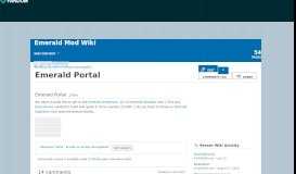
							         Emerald Portal | Emerald Mod Wiki | FANDOM powered by Wikia								  
							    