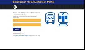 
							         Emergency Communication Portal								  
							    