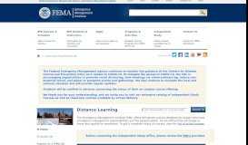 
							         Emergency Management Institute | Independent ... - FEMA Training								  
							    