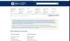 
							         Emergency Management Institute | Students ... - FEMA Training								  
							    