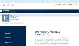 
							         Emergency Medical Associates Home Page								  
							    