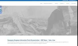 
							         Emergency Response Information Portal | ERIP Demo								  
							    