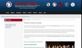 
							         Emergency Response Training | WEM - Wisconsin Department of ...								  
							    