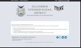 
							         Emergency School Closure Info - Egg Harbor Township School District								  
							    