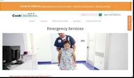 
							         Emergency Services | Cook Children's								  
							    