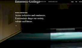 
							         Emerson College | Emerson College								  
							    
