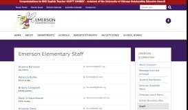 
							         Emerson Elementary Staff - Butte								  
							    