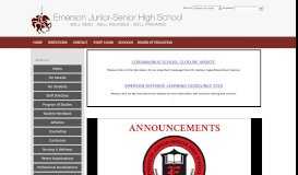 
							         Emerson Junior-Senior High School								  
							    