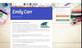 
							         Emily Carr | Smore Newsletters for Education								  
							    